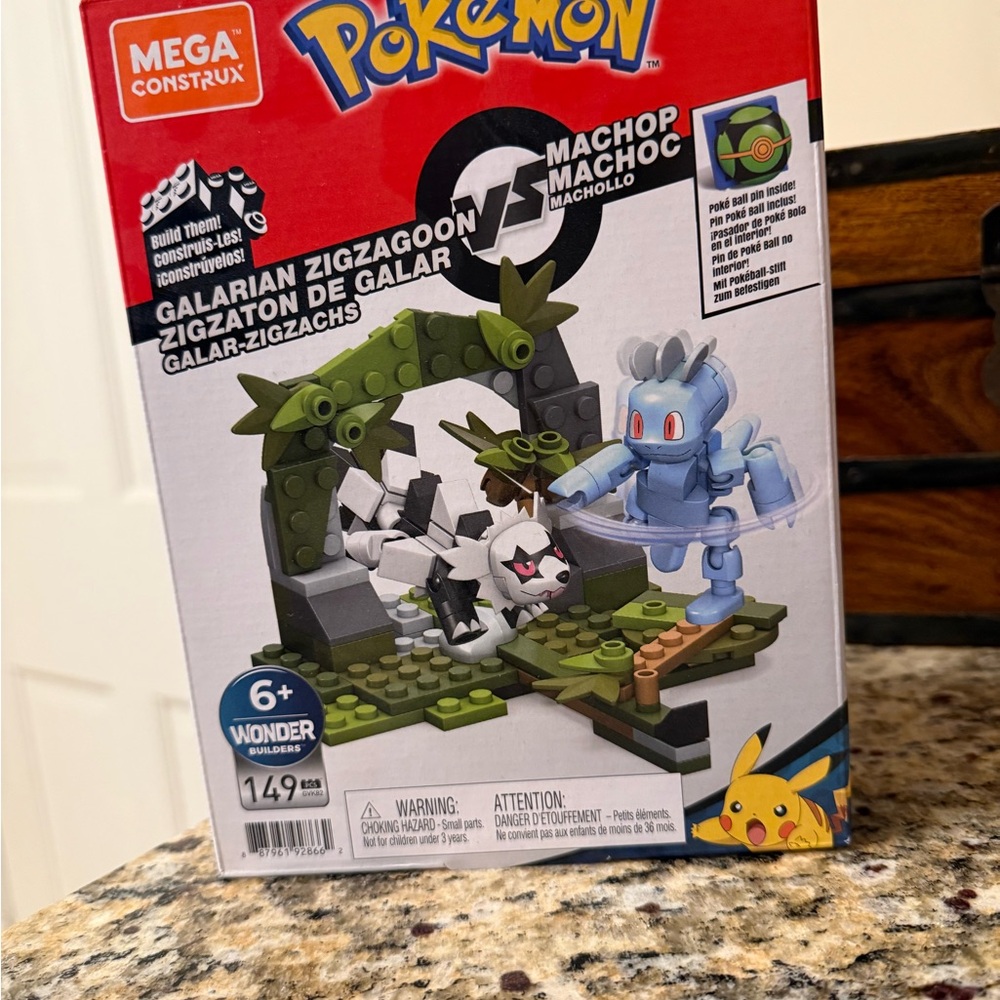 Mega Construx Pokémon Building Set with Green and Blue Pieces